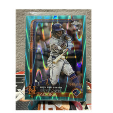 🔥Topps Chrome Update Aqua Raywave RC 048/299 2024 Luisangel Acuña Mets USC53🔥