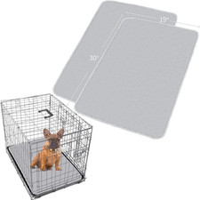 Dog Crate Mat and Washable Pee Pads for Dogs 2 Pack 30"X19" 