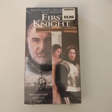 First Knight VHS Action Sean Connery Richard Gere New SEALED VHS VCR Tape Movie