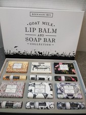 Beekman 1802 Goat Milk Lip Balm .15oz  BODY SOAP 3.5oz Collection 12-PIECE SET