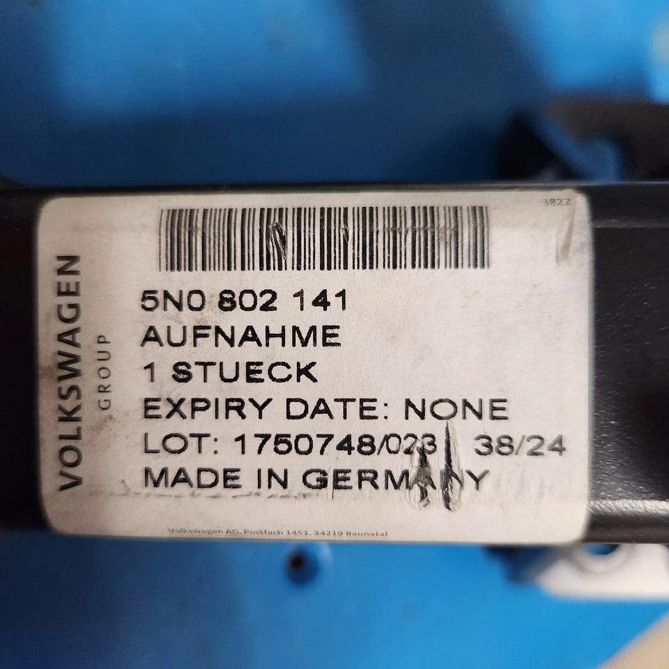 Nuevo enganche remolque refuerzo parachoques trasero volkswagen vw tiguan 2009-2018 Foto 3 de 4