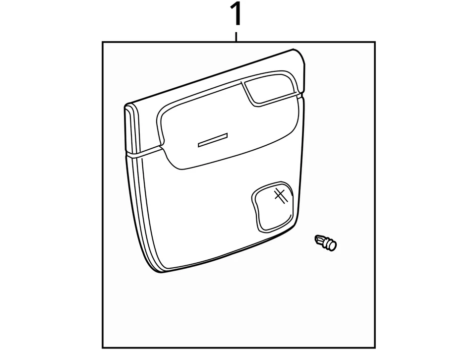 FITS 2006 GMC ENVOY XL PANEL ASM RR S/D TR *GRAY 15852246 -  NEW OEM 15852246 - Image 3 of 3