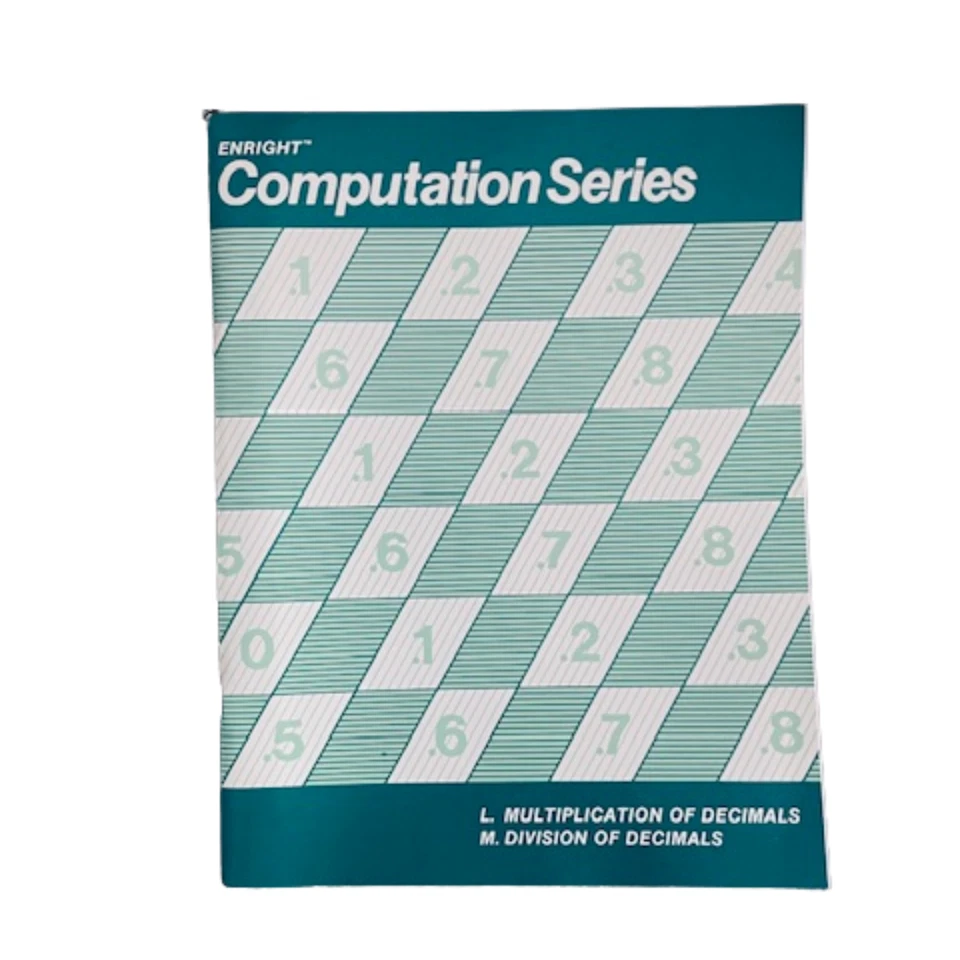 ENRIGHT COMPUTATION SERIES L.&M. Multiplication & Division of Decimals - Image 4 of 4