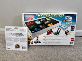LEGO Games Creationary 3844 PLUS Expansion 20 Cards like Pictionary NEW SEALED