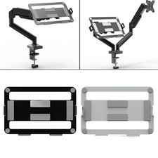 Laptop Mount Tray for Monitor Arms,Portable,Office Desk Accessories,Carbon