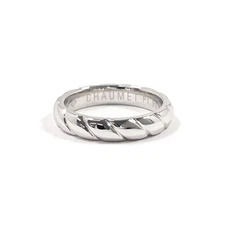 Chaumet Ring Torsade Pt950Platinum US 4(US Size) Women jewelry accessory