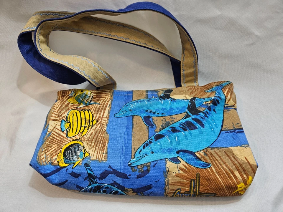 Cartera de lona Guy Harvey Dolphin Foto 3 de 4