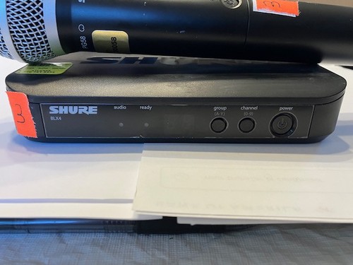 Shure BLX2/BLX4 H8 Handheld wls w PG58 system. #3 works excellent, great shape