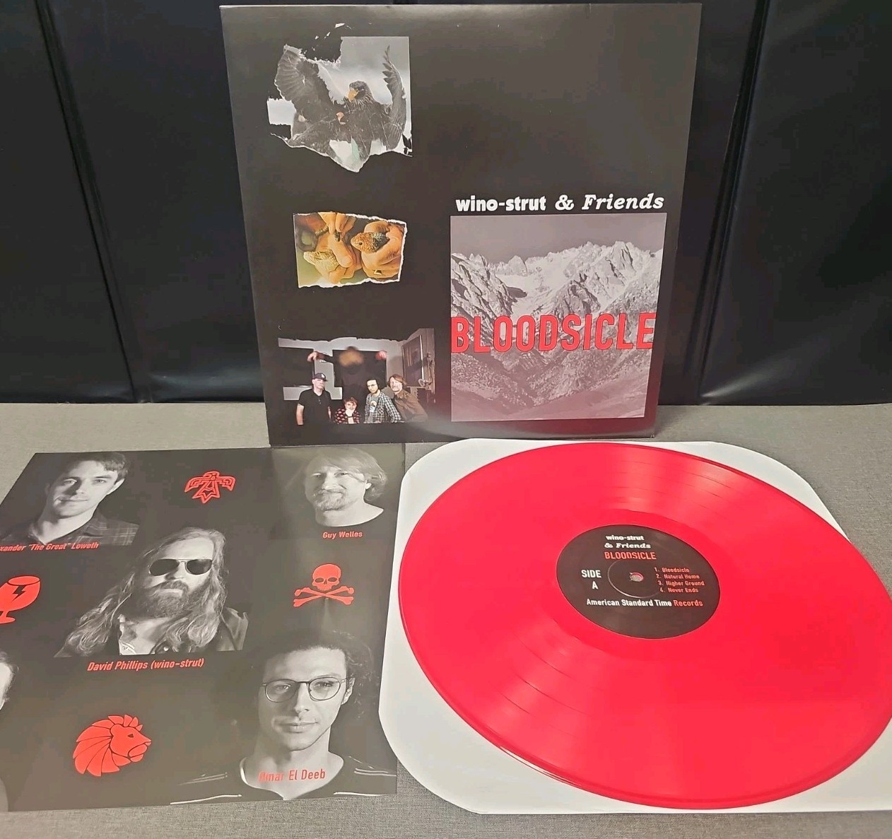 Wino-strut & Friends - Bloodslice - Red LP Vinyl