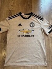 MANCHESTER UNITED ADIDAS 19/20 AWAY FOOTBALL SHIRT JERSEY YOUTH SIZE XL DX8945