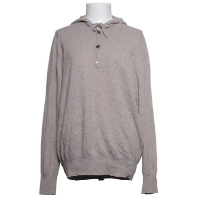 Soft Goat, Kapuzenpullover, Größe: L, Grau, Kaschmir, Einfarbig, Feinstrick #OTv