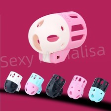 Resin Male Chastity Device Colorful Cage for Men ABS Plastic Locking Belt CC725
