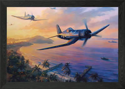 Corsair AirRaid Gerahmtes Wandbild Poster Leinwanddruck Bild