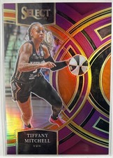 2024 Select WNBA #189 Tiffany Mitchell Purple Prizms SN088/149 Connecticut Sun
