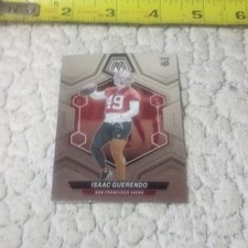 2024 Panini Mosaic Football Isaac Guerendo Rookie Card #388 San Francisco 49ers. rookie card picture