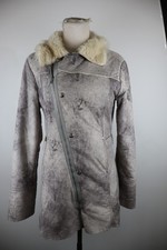 Diesel Coat Sheepskin Woman Size 2XL Woman Coat Vintage Casual Fur