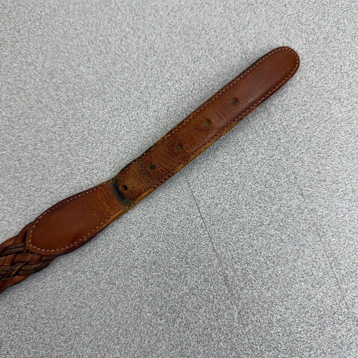 Coach 3850 British Tan Leather Belt Mens 40 Brass Buckle  display picture 1