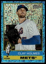 2025 Topps Heritage High Number Light Blue Sparkle #553 Clay Holmes
