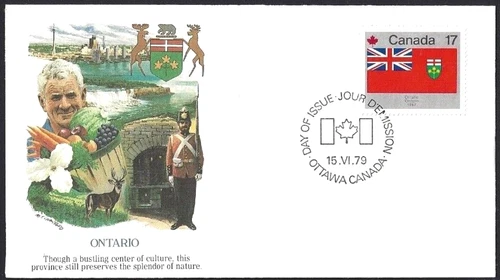 🍁Canada   #821      "ONTARIO"      Brand New  1979  Fleetwood Cover