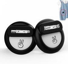 Air Tag Holder for Kids 2 Pack , Hidden GPS Tracker Case with Black/Black