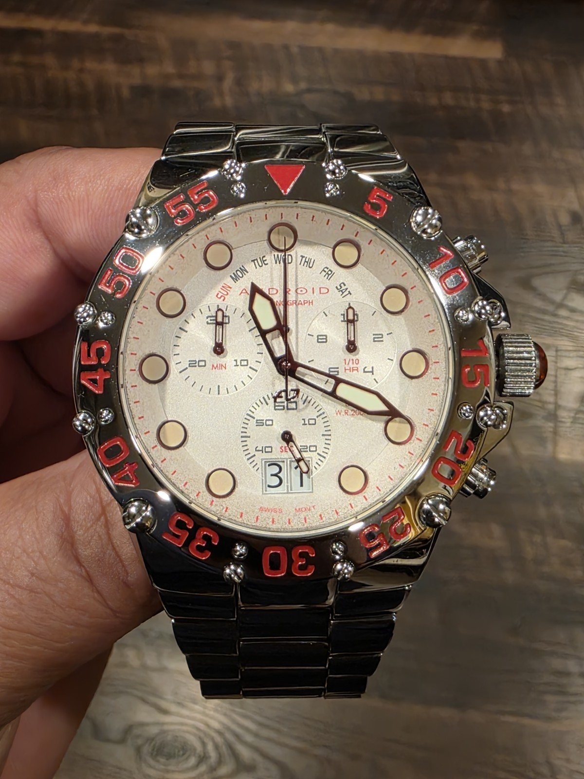 Android Divemaster Enforcer Quartz Watch AD808 Ra… - image 1