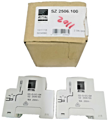 *New in Box* RITTAL SZ 2506.100 Socket To DIN *10 PIECE LOT*