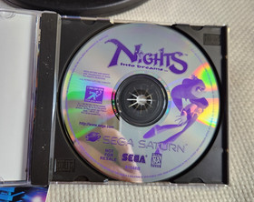Nights Into Dreams (Sega Saturn) COMPLETE w/ Box manual game control pad EUC