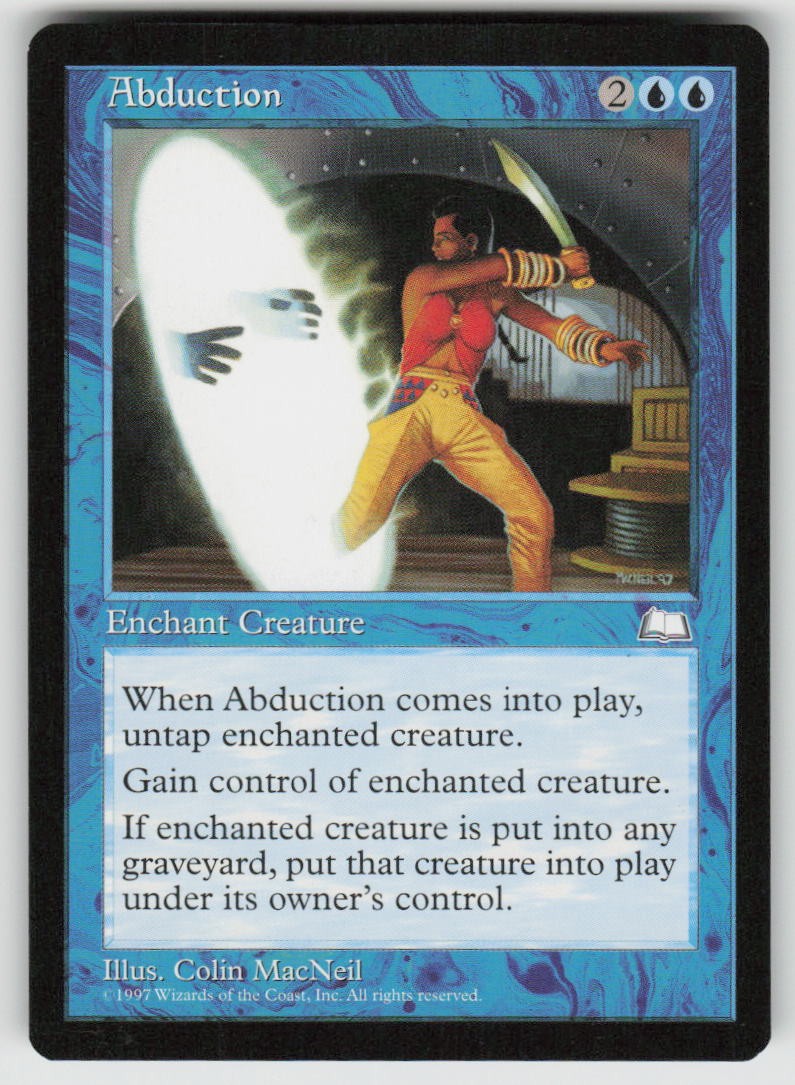 Abduction Uncommon Weatherlight 30 MTG Lightly Played