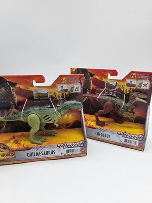 Mattel Jurassic World Extreme Damage - Quilmesaurus  - Coelurus GWN13 -  NEU OVP