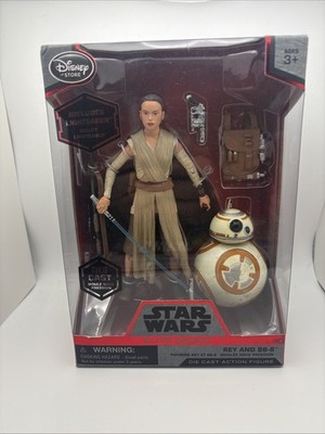 Star Wars Elite Series Rey And BB8 Die Cast Disney Action Figures - NEW