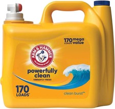 Arm & Hammer Clean Burst, 170 Loads Liquid Laundry Detergent, 170 Fl oz 0.12 per gallon