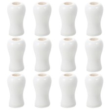 12 Pcs Wood Cord Tassels Knobs Window Blind Cord Pull Ends Cord Drops