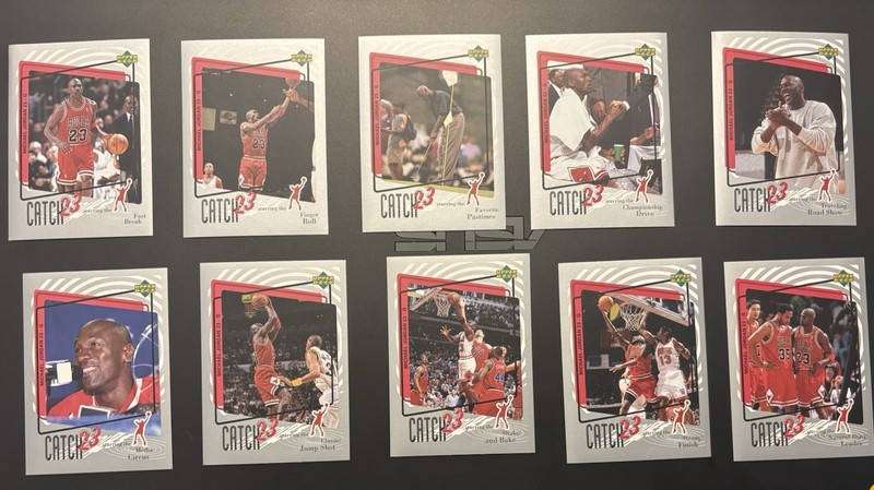 1997-98 Upper Deck Italian Stickers 76ct Michael Jordan Lot