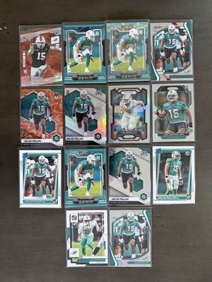 Jaelan Phillips 21 Card Lot - 18 RC (14 Different, 6 Parallels)