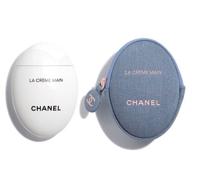 CHANEL LA CRÈME MAIN 50ml デニムケース付き CHANEL La Creme Main Denim Hand Cream 50ml Limited Pouch SOLD OUT