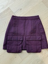 Adidas x Ivy Park Cargo Maroon Purple Skirt Size XS Beyonce Sporty Streetwear