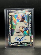 Dwight Gooden Auto 2024 Leaf Sports Heroes 6/39 New York Mets