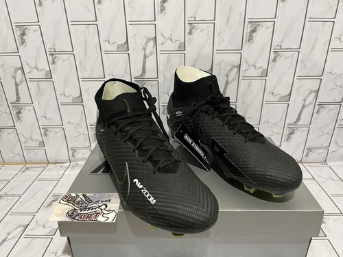 Nike Mercurial Superfly 9 Elite FG Soccer Cleats Black Grey DJ4977-001 Mens 7.5 - Picture 4 of 13