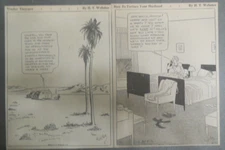 (50) Panel Dailies by Webster from 5-6, 1940 Size: 6 x 9 inches