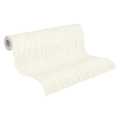 Profhome 364521-GU Ton-in-Ton Tapete Uni matt weiß 5,33 m2