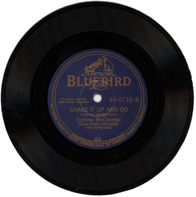 TOMMY McCLENNAN ''SHAKE IT UP AND GO c/w I LOVE MY BABY'' 1944 BLUES