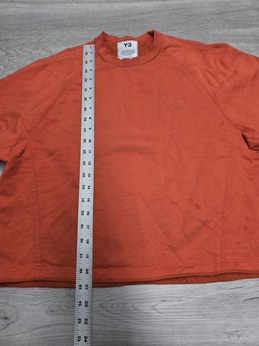 Y-3 Yohji Yamamoto Adidas Oversized Sweatshirt Damen XS Orange Freizeit Aktiv - Bild 10 von 13