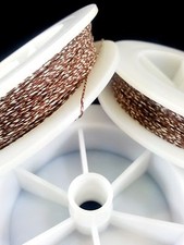  1 Walnut w/ Dbl White Genuine Irish Linen Single Pool Billiard Cue Wrap Spool