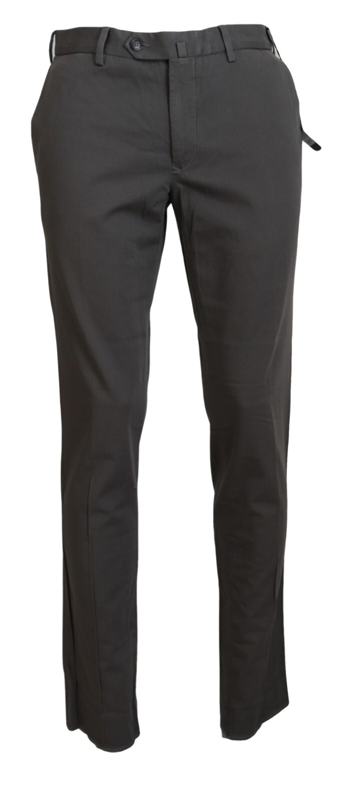 Брюки AMBROSIO Серые хлопковые зауженные мужские деловые брюки IT48/W34/M Рекомендуемая розничная цена 800 долларов США