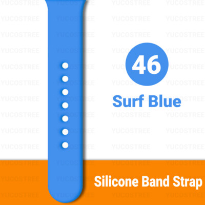 Silicone Watch Strap Band For Watch Series 1 2 3 4 5 6 7 8 9 Sport 38/40/41/42/4