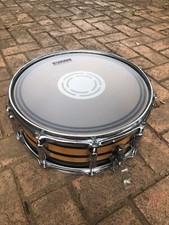 14 BY 5 CUSTOM SNARE DRUM WITH MAPLE KELLER S...