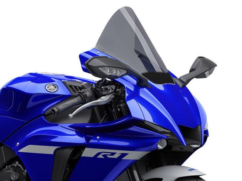 Puig Dark Smoke R-Racer Screen Yamaha YZF R1 2020-2025