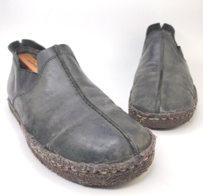 SIMPLE SANTA BARBARA CALIFORNIA Slip On Men's Leather Loafers Size 11.5 US