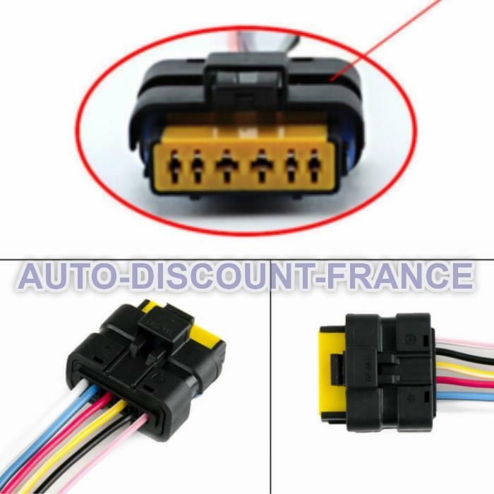 Kit De Réparation Connecteur Faisceau Feu Arrière Pour Renault Clio 3 - Garantie 1 An