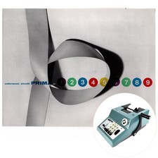 Calcolatrice manuale istruzioni macchina aggiunta Underwood / Olivetti Prima ORIGINALE